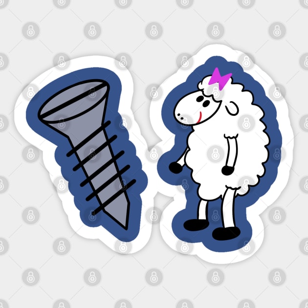 Ewe Know What I Mean Sticker by joefixit2